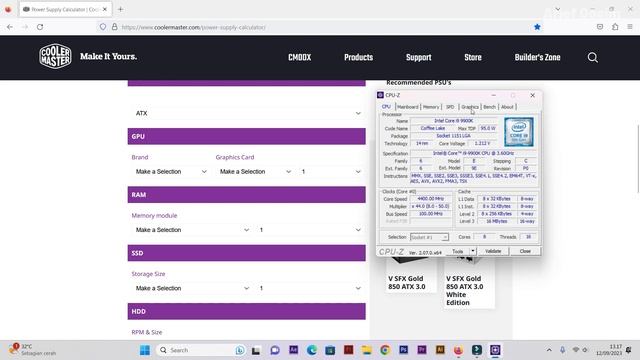 Cara Menentukan Besar Daya Powersupply Sebuah Komputer atau PC | Simulator Cooler Master Calculator