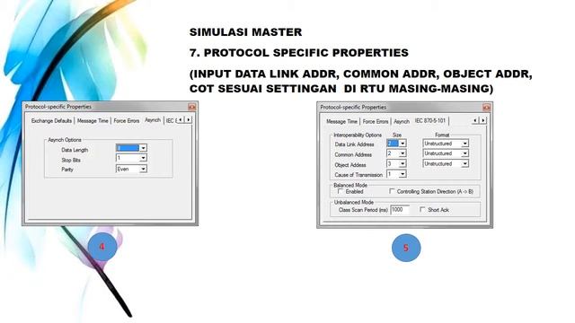 Konfigurasi ASE 2000 Dengan protocol IEC 870 5 101 Sebagai simulasi Master station