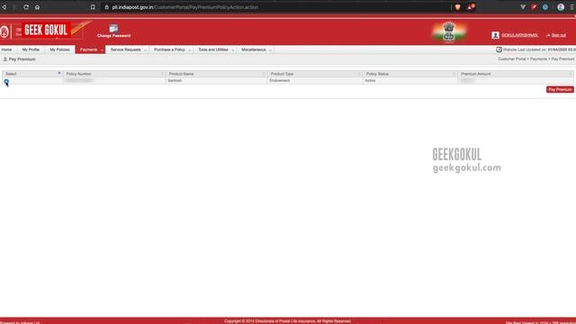 How to pay your monthly premium PLI and RPLI on online