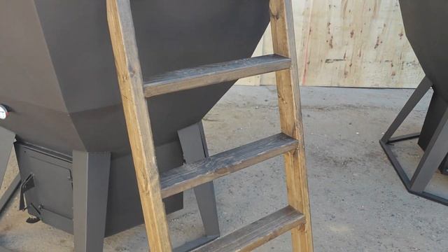 Банный чан "Чан Чаныч малый" из стали Ст3 с печью, оснащённой водяным контуром