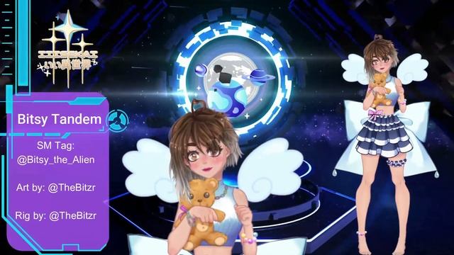 Bitsy Tandem - V1 Model - Kawaii || iiiSekai Studios Vtuber Showcase
