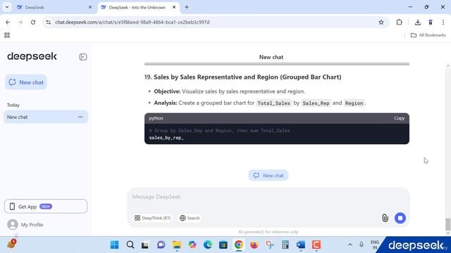 29 -Get Sales Data Analytics Report using Excel Data with DeepSeek AI