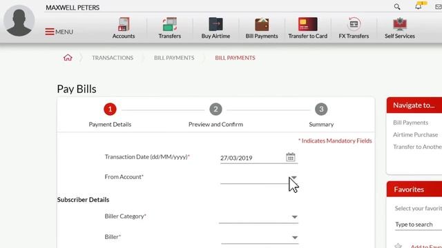 How To Pay bills - UBA GHANA Internet Banking