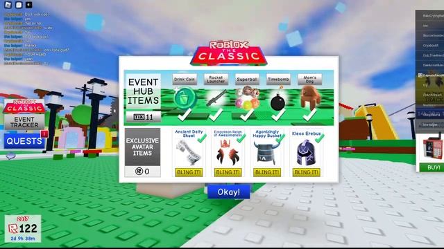 Roblox Classic Event Obtaining Kleos Erebus