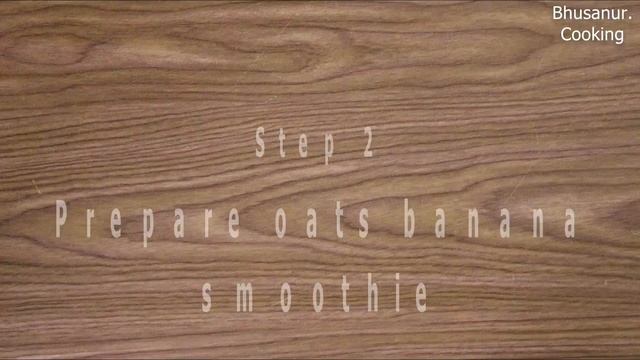 Healthy smoothie recipe for weight loss  | Oats banana smoothie | No sugar smoothie