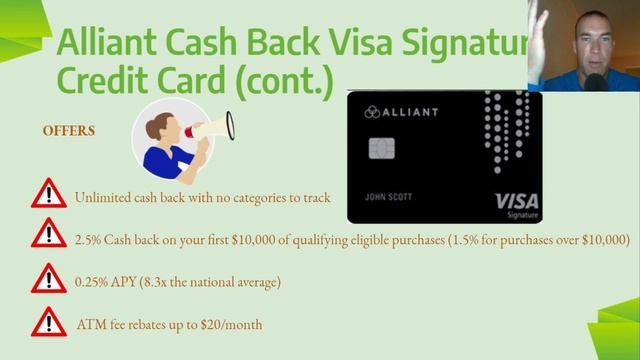 Over $3,000 Cash Back in 1 Year?! Alliant Credit Union Visa Signature Card
