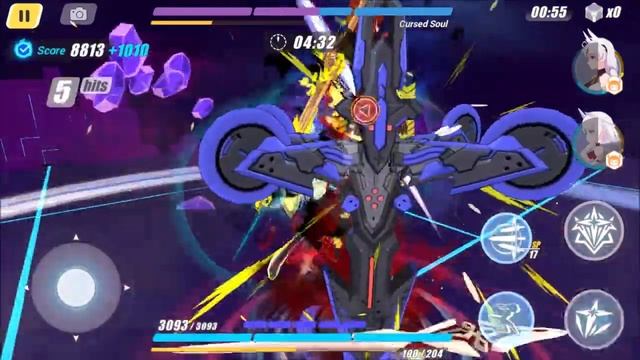 Honkai Impact 3: Memorial Arena SS Cursed Soul(+20%), Dark Jixuanyuan, Benares