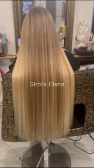 Роскошное наращивание с подбором прядей