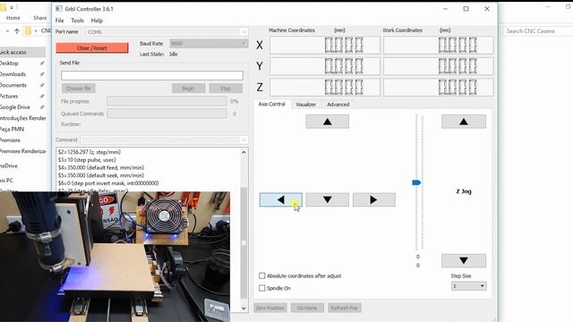 Construa sua CNC Própria CNC #3 | Eletrônica, Software, GRBL, G-code, Makercam e Usinando Peça