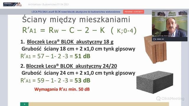 Nowy bloczek akustyczny