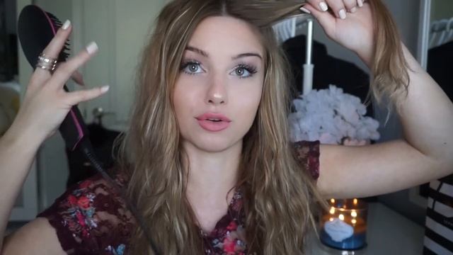 A BRUSH THAT STRAIGHTENS MY HAIR?!?! | demo + review