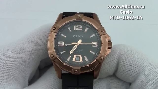 Мужские японские наручные часы Casio MTD-1062-1A