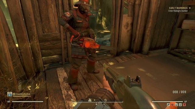 Fallout 76 glitch, magic chainsaw
