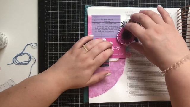Gel Printing: Bible Journaling Process  (By the Well 4 God, “In the Night Season”)