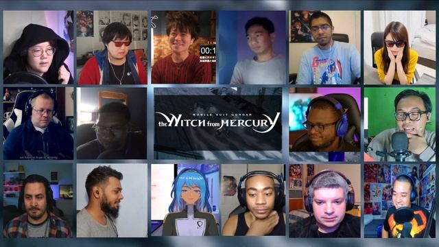 MOBILE SUIT GUNDAM THE WITCH FROM MERCURY EPISODE 9 REACTION MASHUP