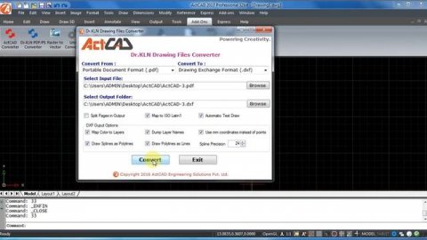 ActCAD IntelliCAD Dr KLN Converter