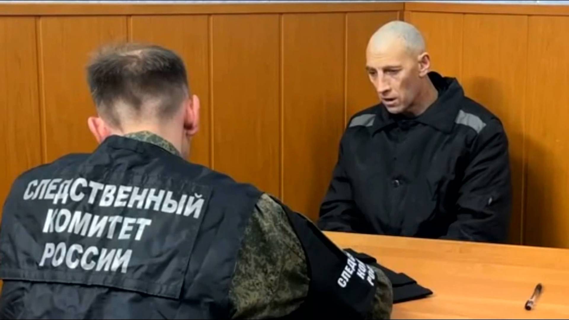 Допрос второго боевика ВСУ по делу об убийстве жителя Русского Поречного