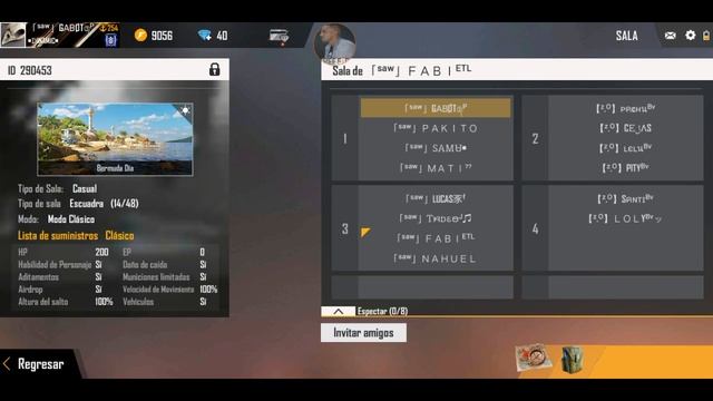 SAW VS ZONA OESTE SE PICA TODO / FREE FIRE