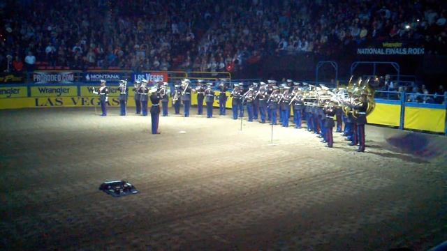 Round 7 Opening of the 2012 Wrangler NFR - U.S. Marine Marching Band