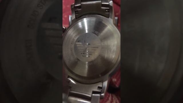 Real Emporio Armani watch vs fake Emporio Armani watch