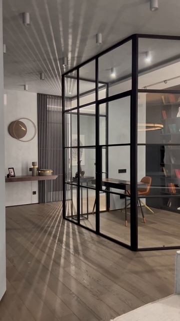 Shorts | кабинет за стеклом l #interiordesign
