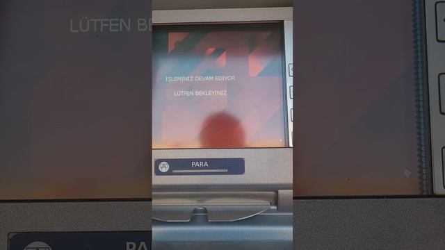 ZİRAAT BANKASI BANKA KARTIYLA ATMDEN PARA ÇEKME