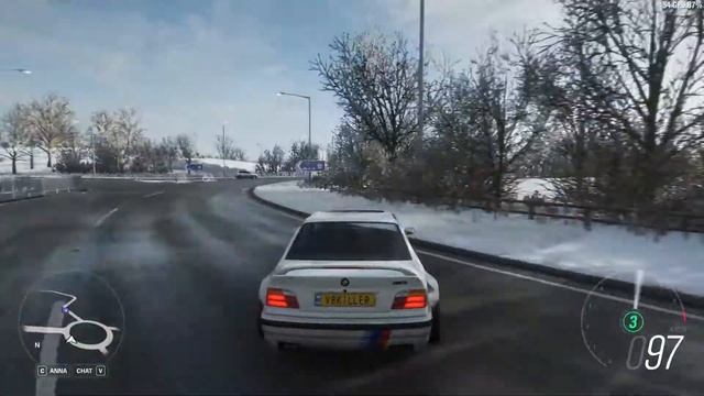 Forza Horizon 4 Е36 М3 turbo drift on snow