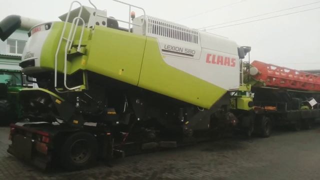 Прибулець Claas Lexion 580. Вже в нас