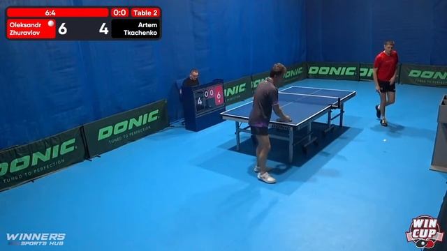 13:45 Oleksandr Zhuravlov - Artem Tkachenko West 2 WIN CUP 12.06.2022