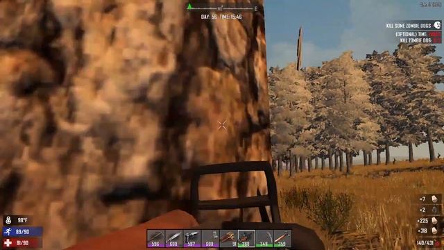 Chainsaw in Practice | 7 Days to Die - Let's Play