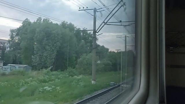 Из окна на поезде №42 Великий-Новгород-Москва!
