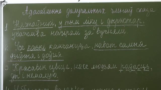 8 клас. Беларуская мова. Адасабленне далучальных членау сказа