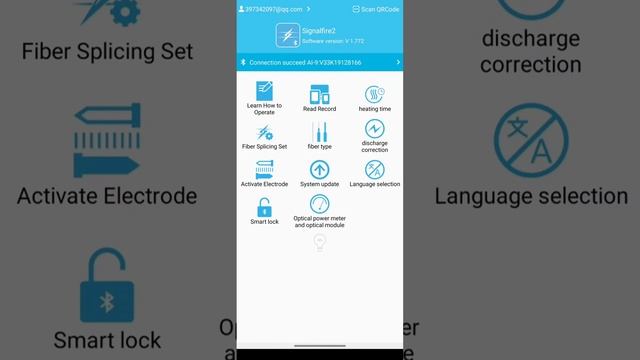 Signal Fire Technology Co., Ltd.  Fusion splicer APP demonstration