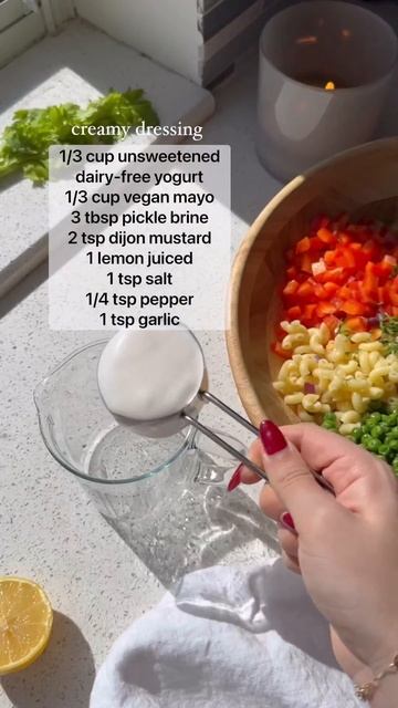 Vegan Tuna Pasta Salad 🌿vegan recipes #shorts #vegan #veganism #recipes