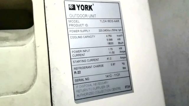 Daikin, York Condenser and Other Units