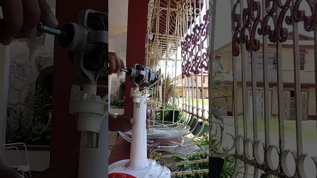 wd40 Diy electric fan fixing.