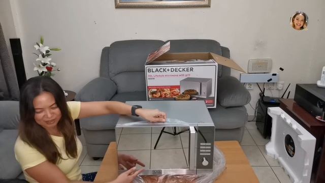 ♦️Unboxing Black & Decker 30L Lifestyle Microwave with Grill || Loismav Dubai Vlogs