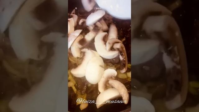 Говяжье сердце с картофельным пюре овощами