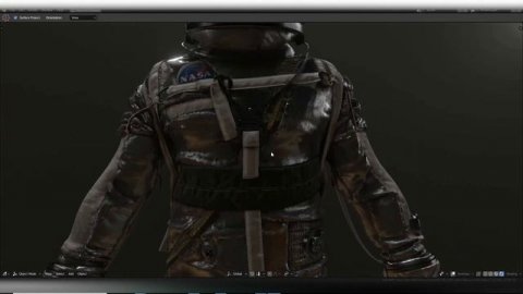 MERCURY navy mark IV space suit REALTIME EEVEE