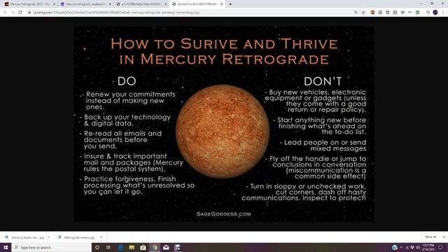 MERCURY IS BACK IN RETROGRADE 2020
