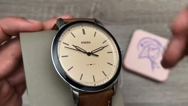 Fossil The Three-Hand Brown Leather Men’s Watch FS5619 (Unboxing) @UnboxWatches