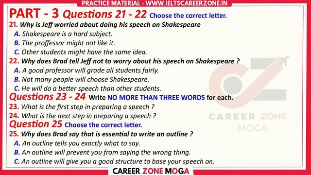 IELTS LISTENING PRACTICE TEST 2023 WITH ANSWER | 31.03.2023