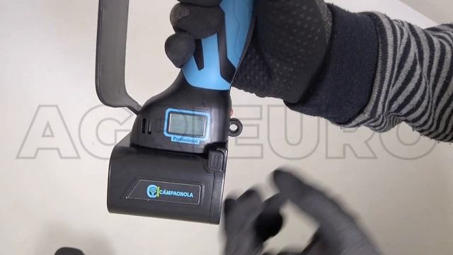 Potatore manuale elettrico a batteria Campagnola T-Fox: presentazione e funzionamento del potatore