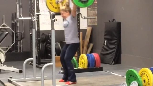 Danielle Snatch Balance 84 kg at 53