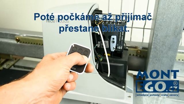 Připojení ovladače ON9E k pohonu Nice Robus | MontEgo.cz