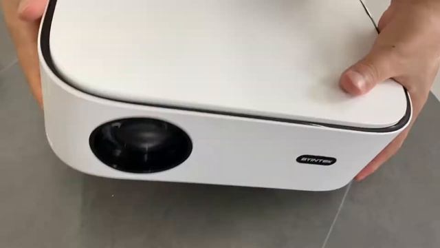 How to replace the 2.4G remote control receiver inside the BYITNEK K45 series projector?