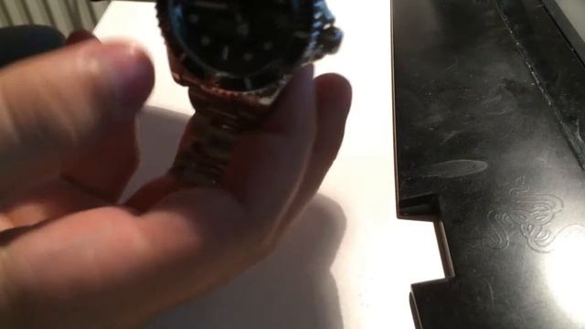 Damaged Rolex watch from aliexpress