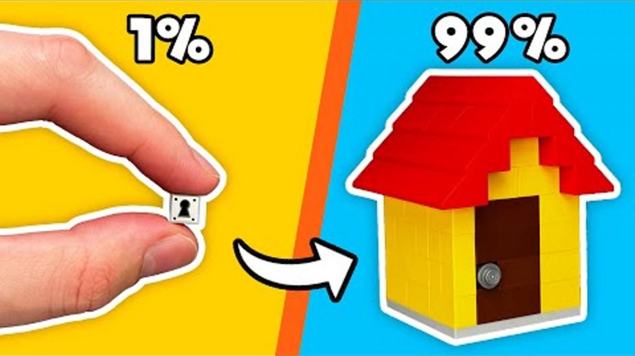 1% VS 99% СЛОЖНЫЕ LEGO ГОЛОВОЛОМКИ