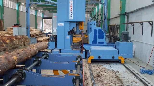 Automatic Carriage Linear Tandem Band Saw - Turkey. Video 165