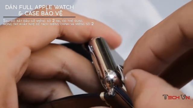 [VLOG 21] TECHVN - HƯỚNG DẪN DÁN MÀN HÌNH APPLE WATCH - ỐP HOCO BẢO VỆ APPLE WATCH